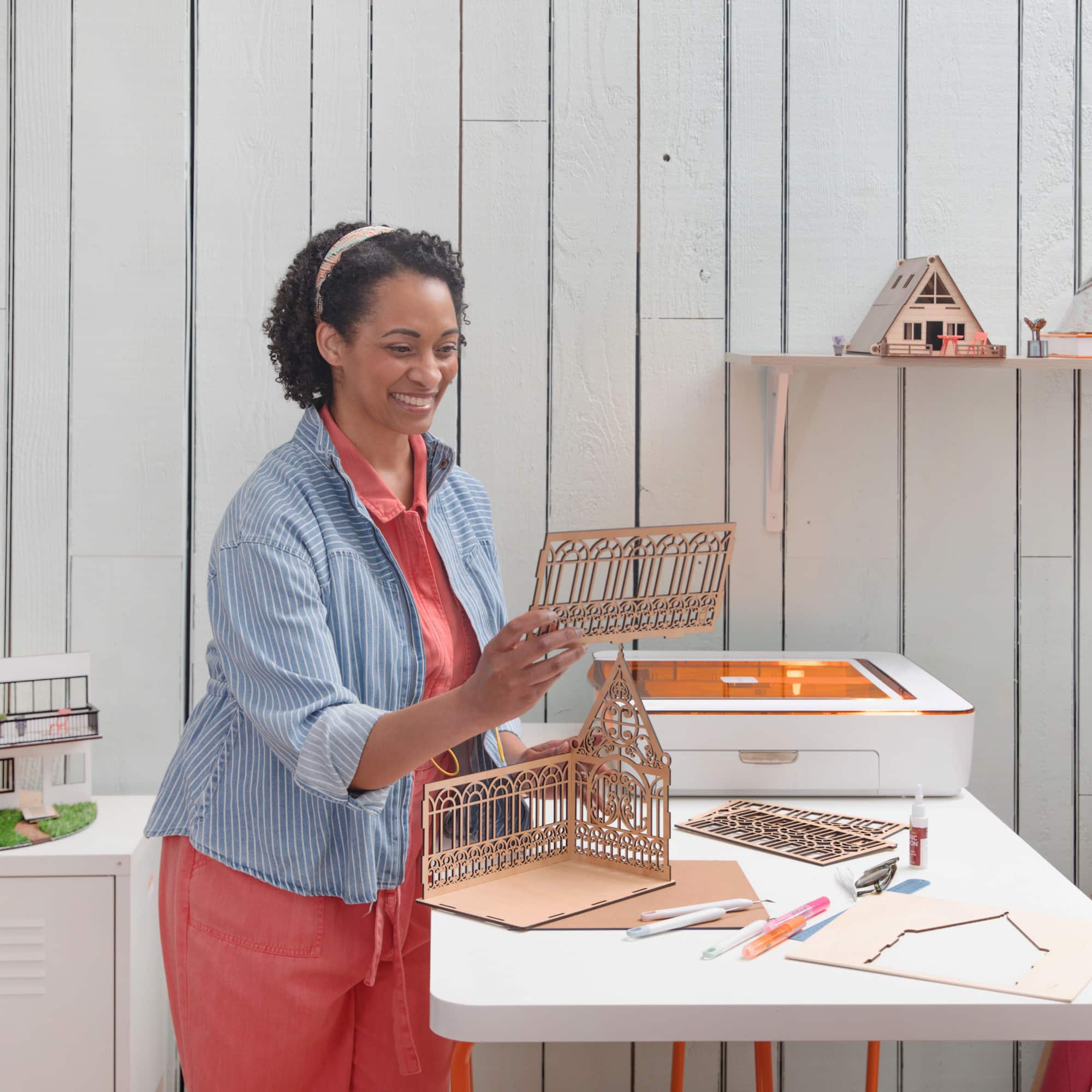 Glowforge® Proofgrade™ Medium Basswood Hardwood, 6" x 12"